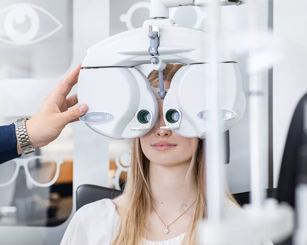 Augenüberprüfung in Langenhahn